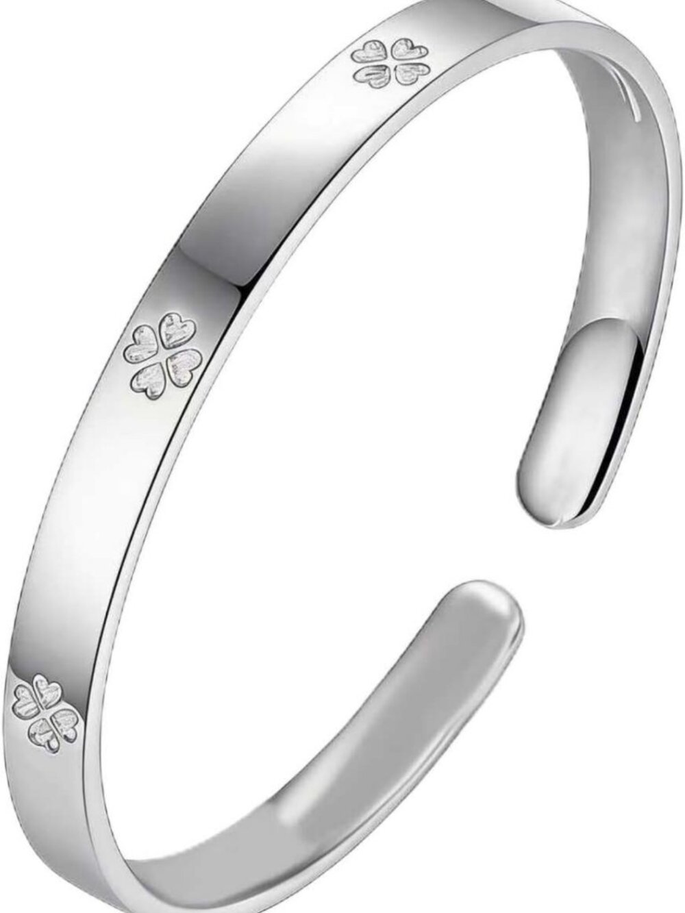Elegant Italian Sterling Silver Stackable Bracelet for Women - Fashion Jewelry